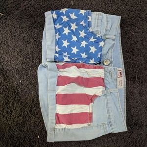 American flag shorts